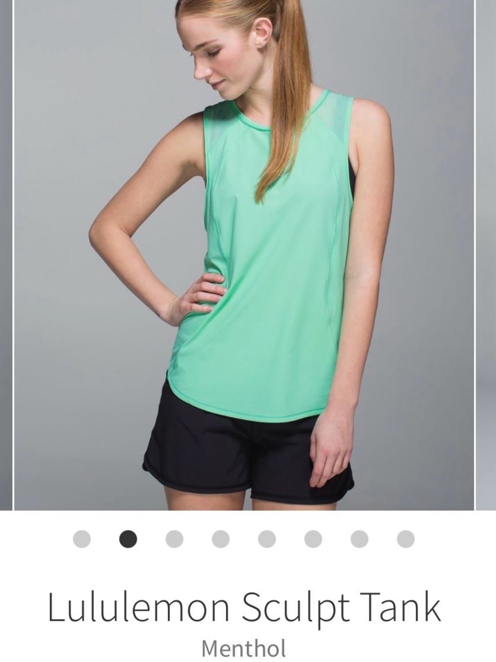 Lululemon Sculpt tank sz 12